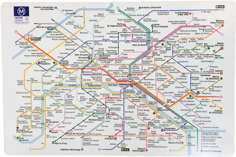 Sets de table - Set de Table Plastique RATP Blanc 45 X 30 - MAISON VIVARAISE - SDE VIVARAISE WINKLER