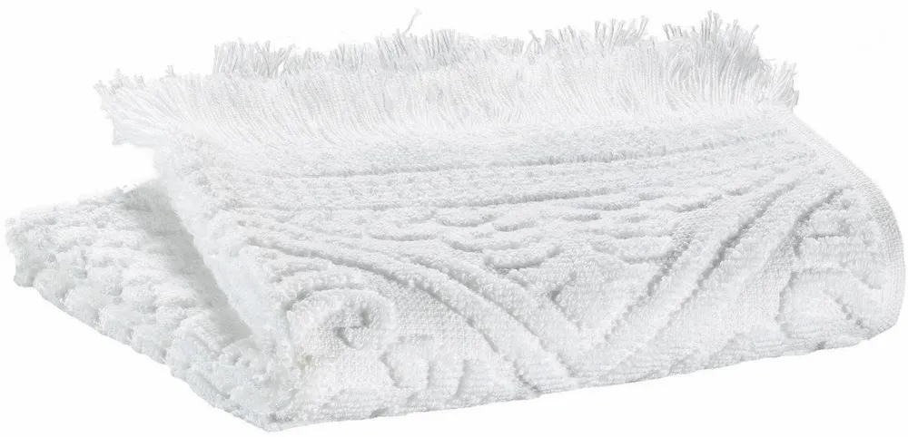 Serviettes de bain - Serviette invité Zoé Neige 30 x 50 - MAISON VIVARAISE - SDE VIVARAISE WINKLER
