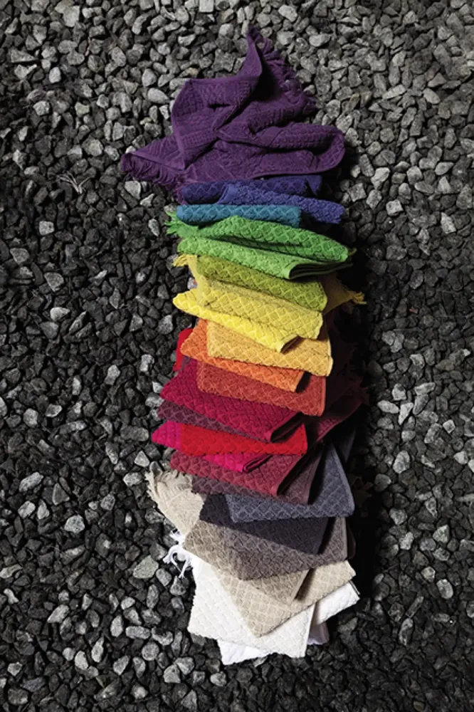 Serviettes de bain - Serviette invité Zoé Neige 30 x 50 - MAISON VIVARAISE - SDE VIVARAISE WINKLER