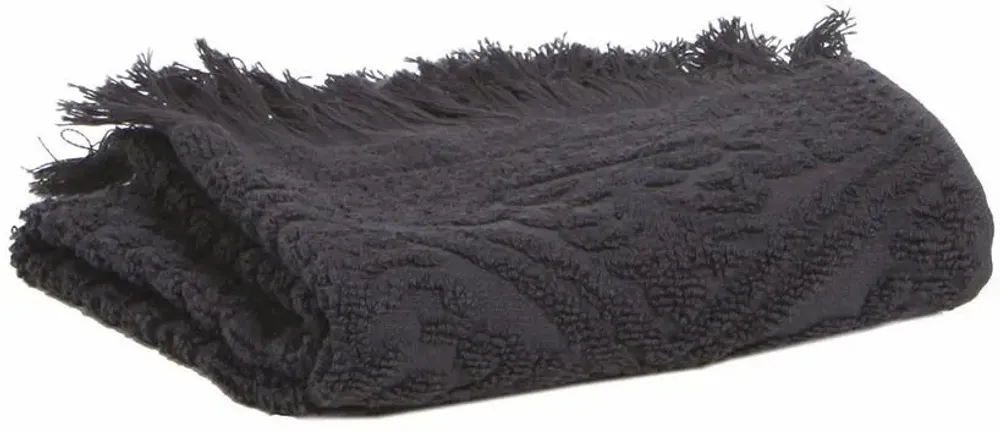 Bath towels - Zoé Bath Towel Carbone 70 X 140 - MAISON VIVARAISE - SDE VIVARAISE WINKLER