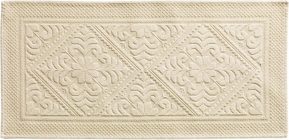 Autres linges de bain - Tapis Enzo Craie 54 X 110 - MAISON VIVARAISE - SDE VIVARAISE WINKLER