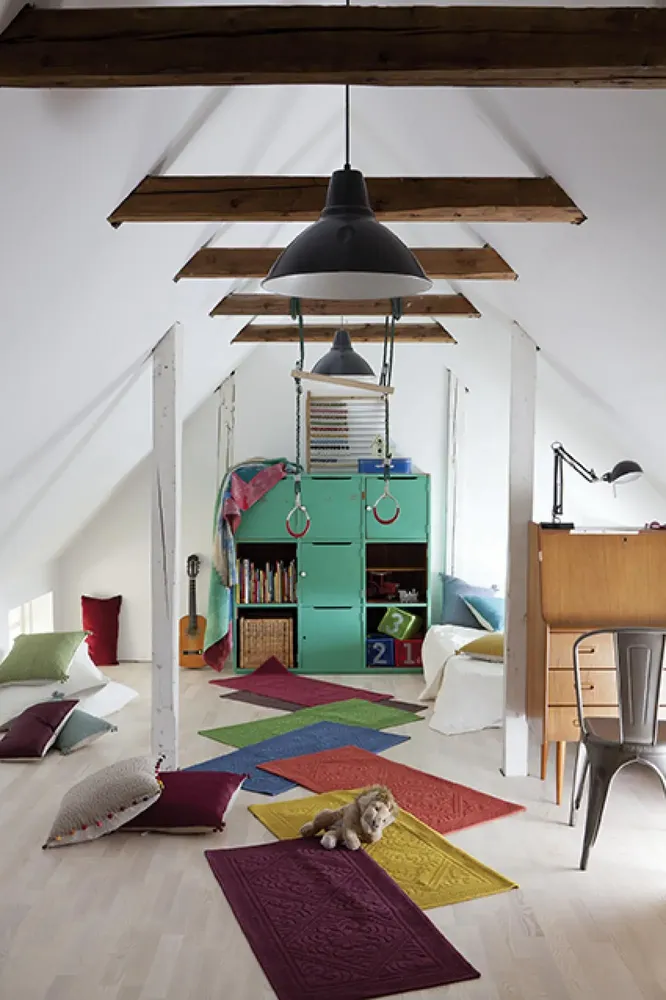 Autres linges de bain - Tapis Enzo Craie 70 X 140 - MAISON VIVARAISE - SDE VIVARAISE WINKLER