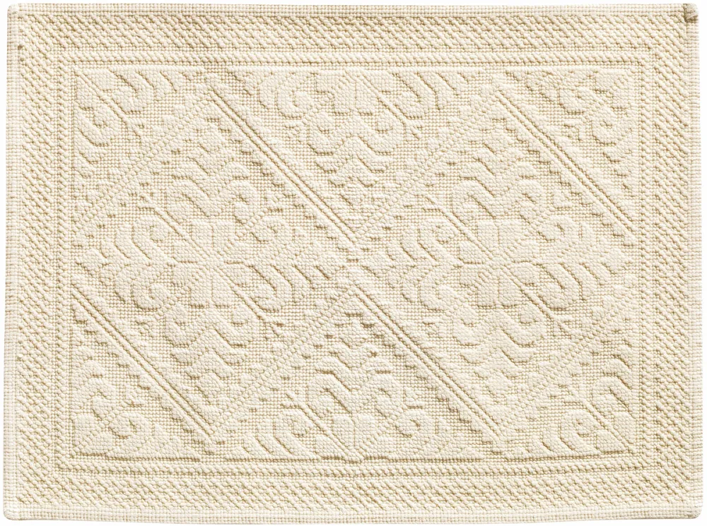 Autres linges de bain - Tapis Enzo Craie 54 X 64 - MAISON VIVARAISE - SDE VIVARAISE WINKLER