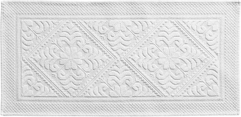 Autres linges de bain - Tapis Enzo Neige 54 X 64 - MAISON VIVARAISE - SDE VIVARAISE WINKLER