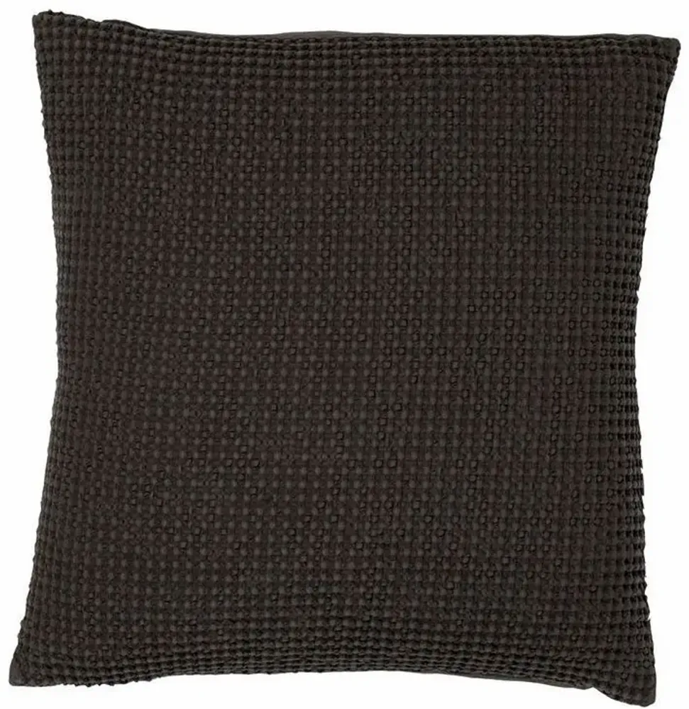 Coussins - Coussin Maia Noir Carbone 45 X 45 - MAISON VIVARAISE - SDE VIVARAISE WINKLER