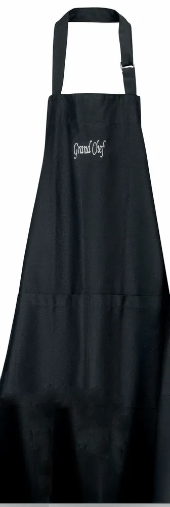 Aprons - Apron Grand Chef Noir 75 X 90 - MAISON VIVARAISE - SDE VIVARAISE WINKLER