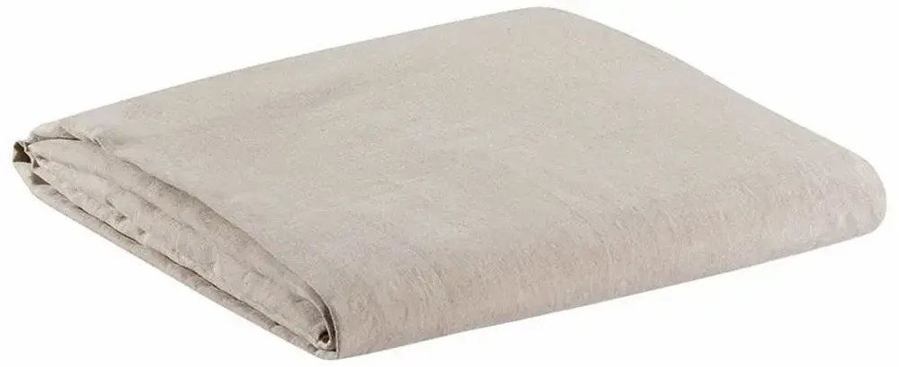 Bed linens - Zeff Fitted Sheet Naturel 160 X 200 X 30 - MAISON VIVARAISE - SDE VIVARAISE WINKLER