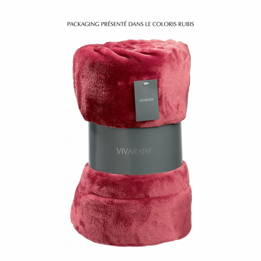 Throw blankets - Tender Throw Blanket Ombre 150 X 200 - MAISON VIVARAISE - SDE VIVARAISE WINKLER