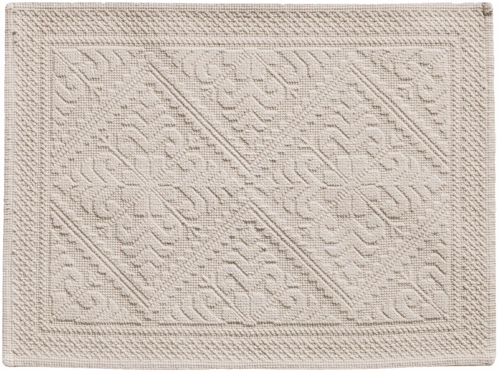 Other bath linens - Enzo Bath Mat Ciment 54 X 64 - MAISON VIVARAISE - SDE VIVARAISE WINKLER