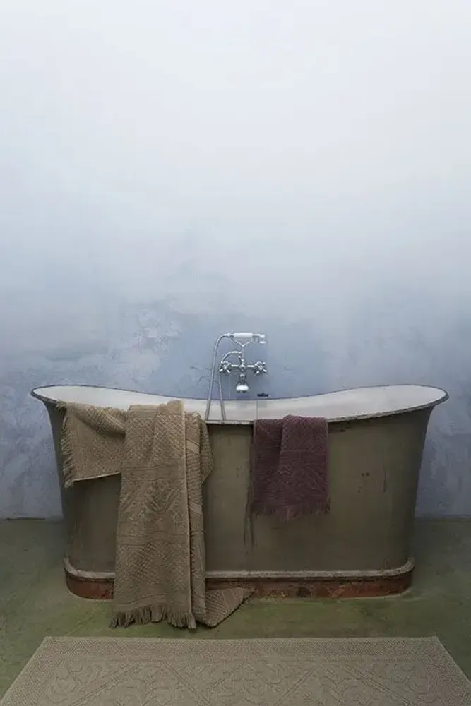 Autres linges de bain - Tapis de Bain Enzo Orage 54 X 64 - MAISON VIVARAISE - SDE VIVARAISE WINKLER