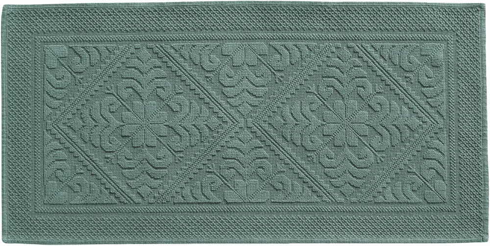 Autres linges de bain - Tapis de Bain Enzo Vert de gris 54 X 110 - MAISON VIVARAISE - SDE VIVARAISE WINKLER