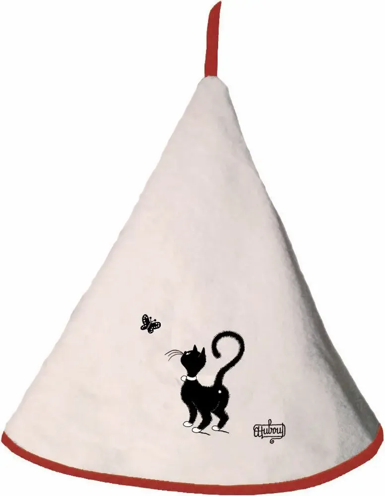 Torchons textile - Essuie Mains Dubout Chat Papillon Ivoire 0 X 60 - MAISON VIVARAISE - SDE VIVARAISE WINKLER