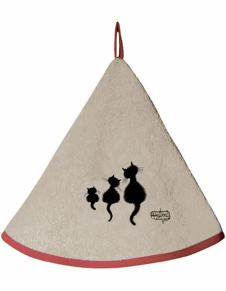 Torchons textile - Essuie Mains Dubout 3 Chats Ficelle 0 X 60 - MAISON VIVARAISE - SDE VIVARAISE WINKLER
