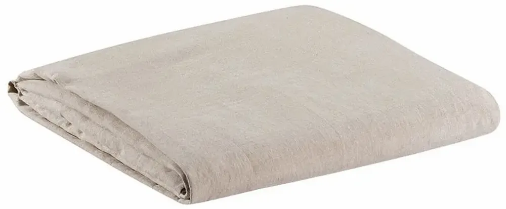 Bed linens - Zeff Fitted Sheet Naturel 140 X 190 X 30 - MAISON VIVARAISE - SDE VIVARAISE WINKLER