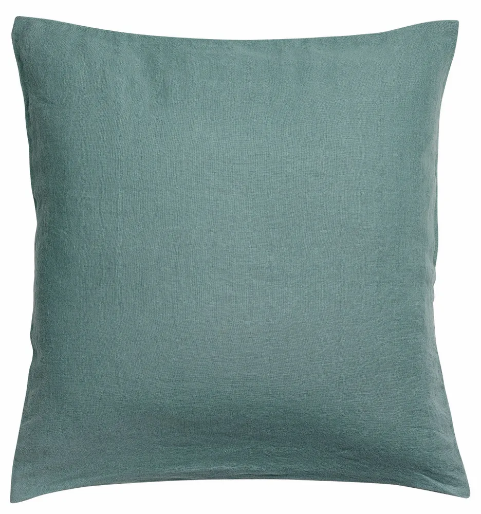 Linge de lit - Taie d'oreiller Zeff Vert de gris 65 x 65 - MAISON VIVARAISE - SDE VIVARAISE WINKLER
