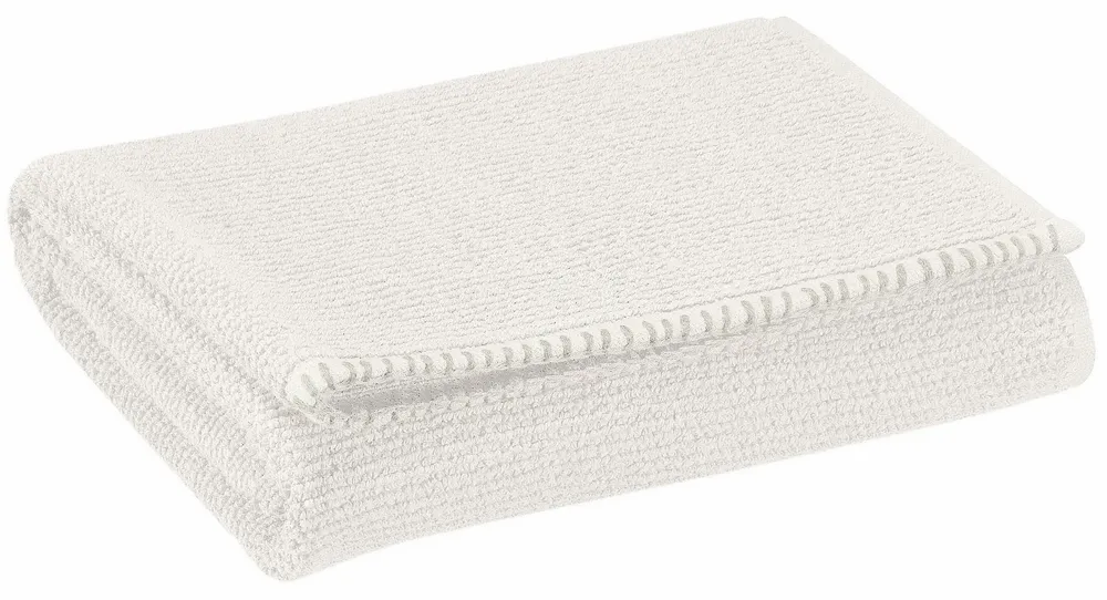 Bath towels - Bora Bath Towel Neige 90 X 150 - MAISON VIVARAISE - SDE VIVARAISE WINKLER