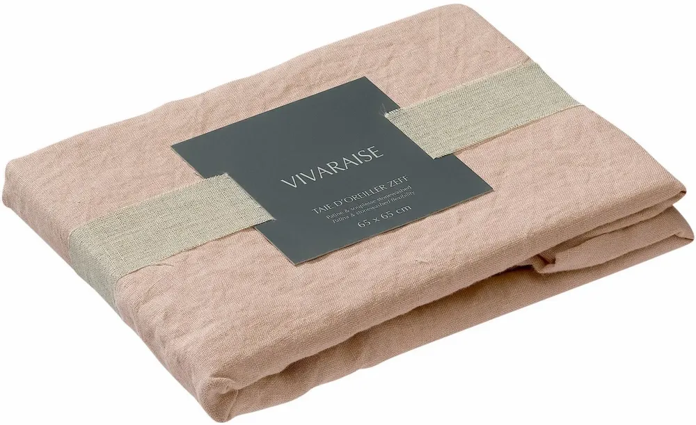 Bed linens - Zeff Pillowcase Absynthe 50 X 75 - MAISON VIVARAISE - SDE VIVARAISE WINKLER