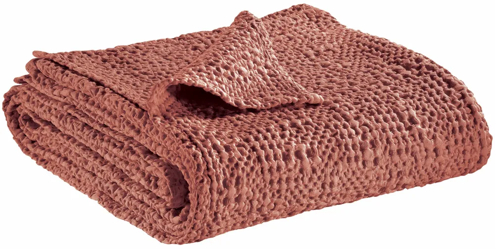 Linge de lit - Jeté Tana Blush 180 x 260 - MAISON VIVARAISE - SDE VIVARAISE WINKLER