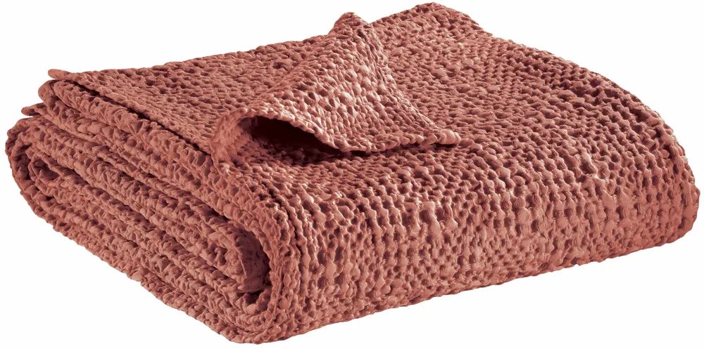 Bed linens - Tana Bed Throw Blush 240 X 260 - MAISON VIVARAISE - SDE VIVARAISE WINKLER