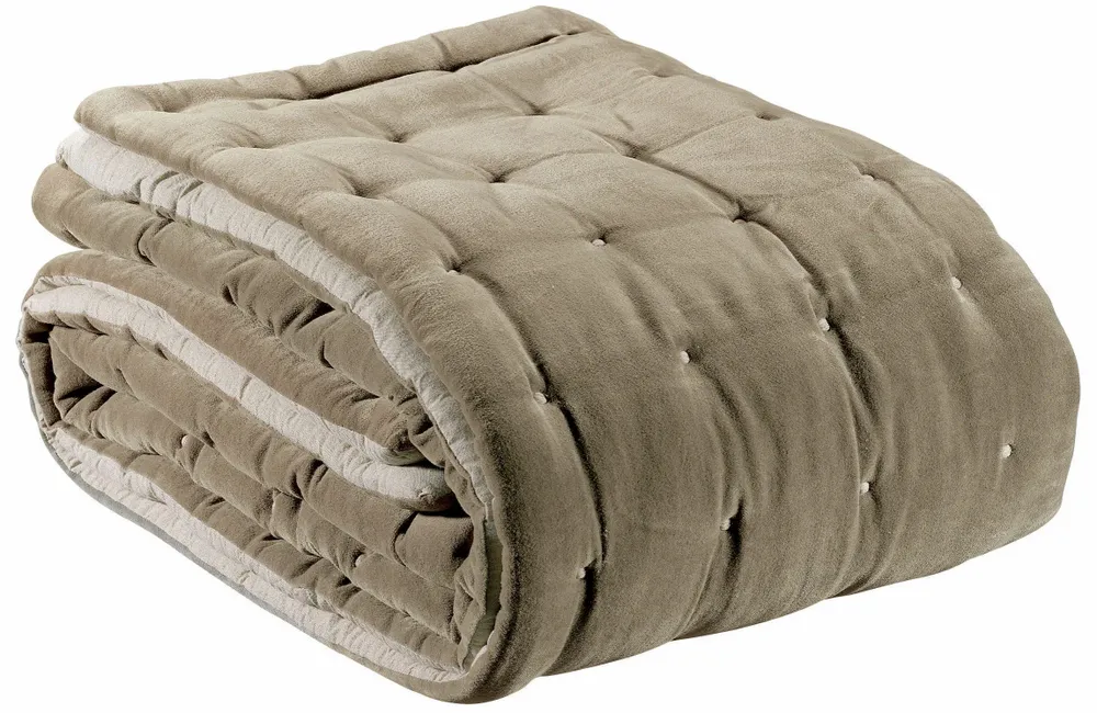 Bed linens - Elise Bed Throw Ficelle 240 X 260 - MAISON VIVARAISE - SDE VIVARAISE WINKLER