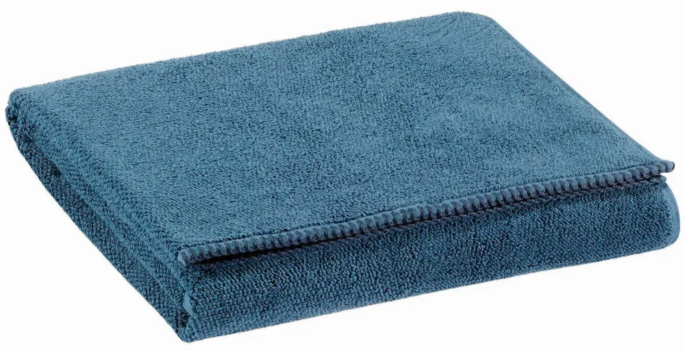 Bath towels - Bora Bath Towel Acier 50 X 100 - MAISON VIVARAISE - SDE VIVARAISE WINKLER