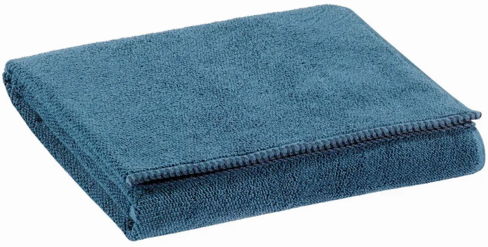 Bath towels - Bora Bath Towel Acier 90 X 150 - MAISON VIVARAISE - SDE VIVARAISE WINKLER
