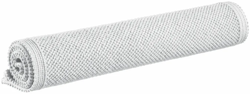 Autres linges de bain - Tapis de bain uni Etia Neige 54 x 110 - MAISON VIVARAISE - SDE VIVARAISE WINKLER