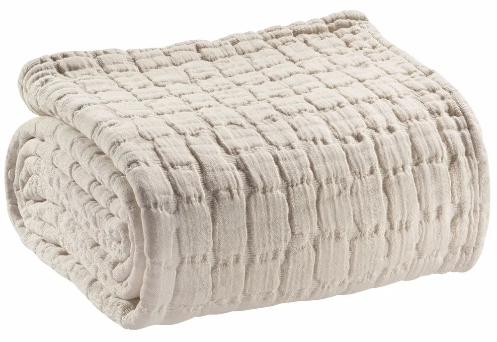 Linge de lit - Jeté de lit Swami Lin 180 x 260 - MAISON VIVARAISE - SDE VIVARAISE WINKLER