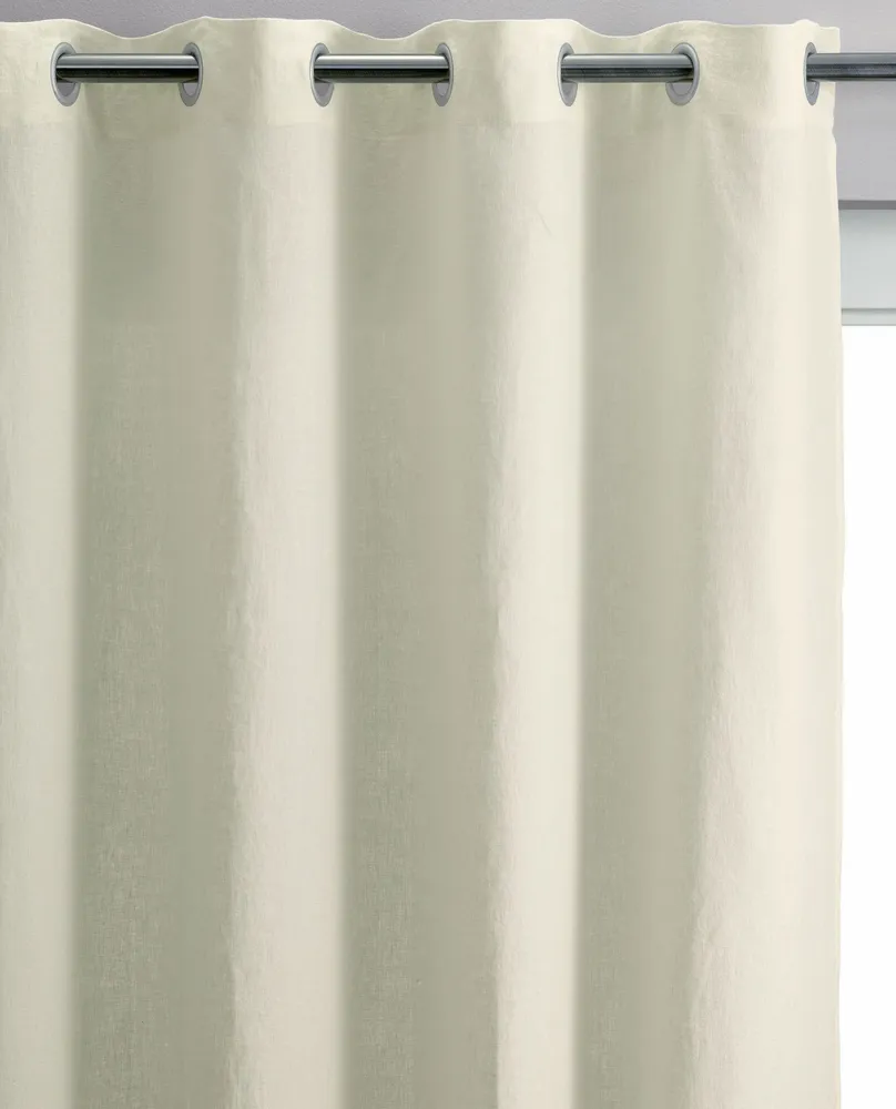 Rideaux et voilages - Rideau Zeff Craie 140 x 280 - MAISON VIVARAISE - SDE VIVARAISE WINKLER