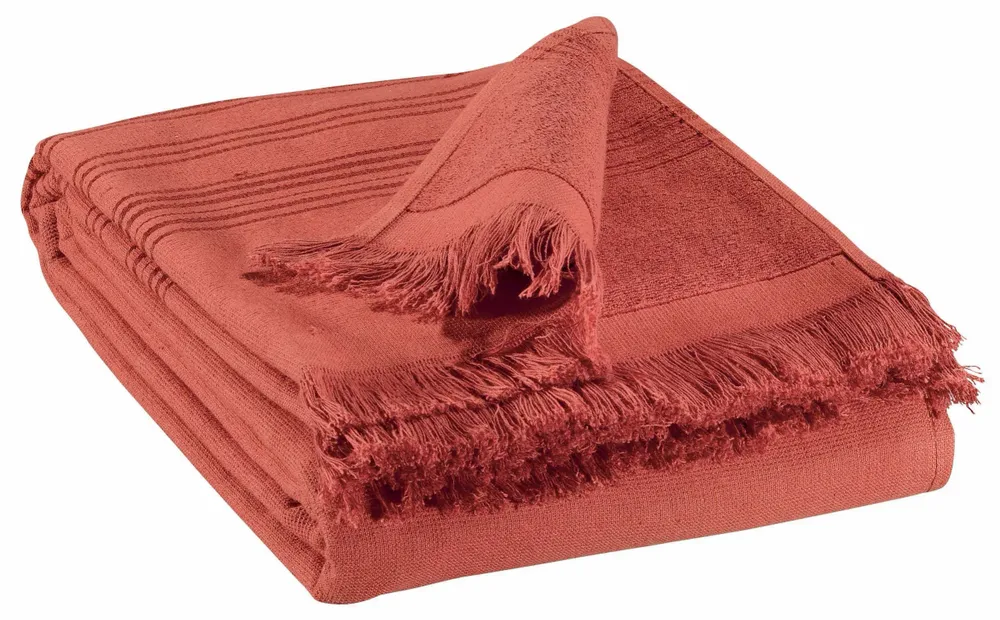Bed linens - Hammam Towel Cancun Tomette 90 X 180 - MAISON VIVARAISE - SDE VIVARAISE WINKLER