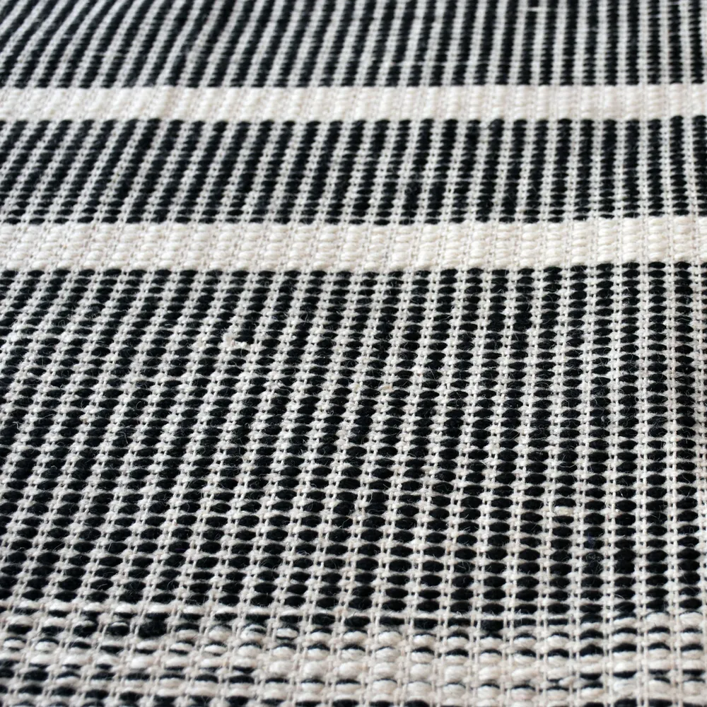 Tapis - Tapis Kolena Noir/Blanc 120 X 180 - MAISON VIVARAISE - SDE VIVARAISE WINKLER