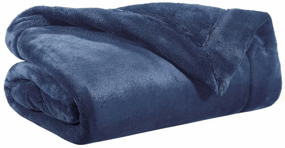 Throw blankets - Tender Throw Blanket Encre 150 X 200 - MAISON VIVARAISE - SDE VIVARAISE WINKLER