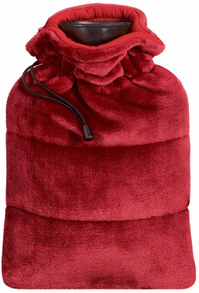 Bed linens - Tender Hot Water Bottle Rubis 23 X 33 - MAISON VIVARAISE - SDE VIVARAISE WINKLER