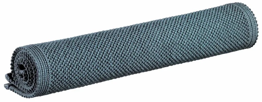 Autres linges de bain - Tapis de bain uni Etia Indigo 54 x 64 - MAISON VIVARAISE - SDE VIVARAISE WINKLER