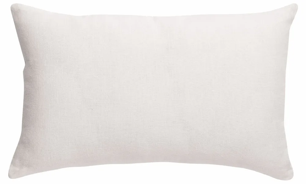 Coussins - Coussin uni Zeff Blanc 30 x 50 - MAISON VIVARAISE - SDE VIVARAISE WINKLER