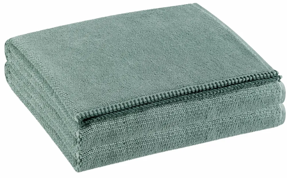 Bath towels - Bora Bath Towel Sauge 90 X 150 - MAISON VIVARAISE - SDE VIVARAISE WINKLER
