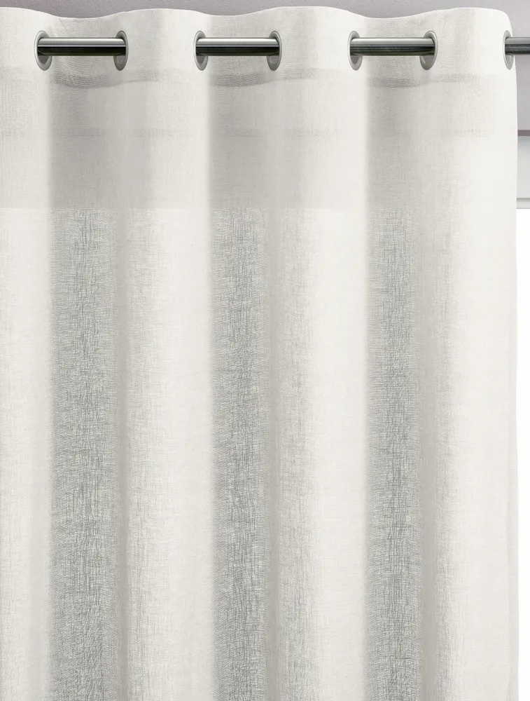 Curtains and window coverings - Zeff Voile Curtain Blanc 140 X 280 - MAISON VIVARAISE - SDE VIVARAISE WINKLER