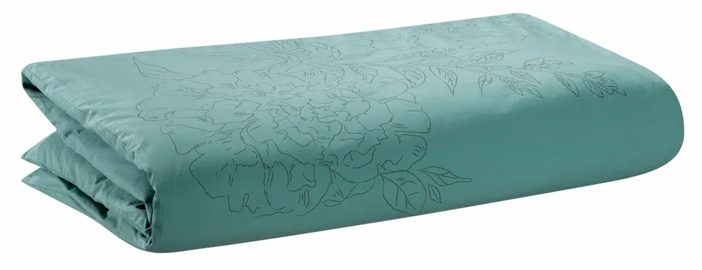 Bed linens - Printed Eiderdown Noche Lichen 85 X 200 - MAISON VIVARAISE - SDE VIVARAISE WINKLER