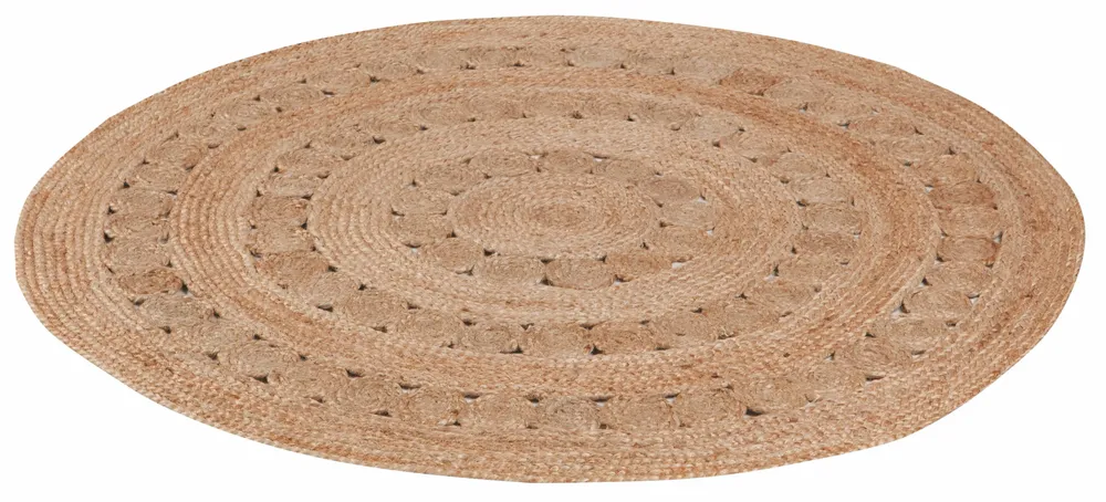 Rugs - Patna Rug Naturel Diameter 120 - MAISON VIVARAISE - SDE VIVARAISE WINKLER