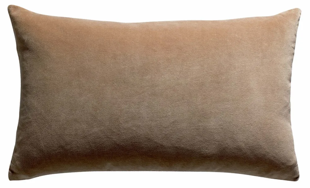 Cushions - Plain Cushion Elise Camel 30 X 50 - MAISON VIVARAISE - SDE VIVARAISE WINKLER
