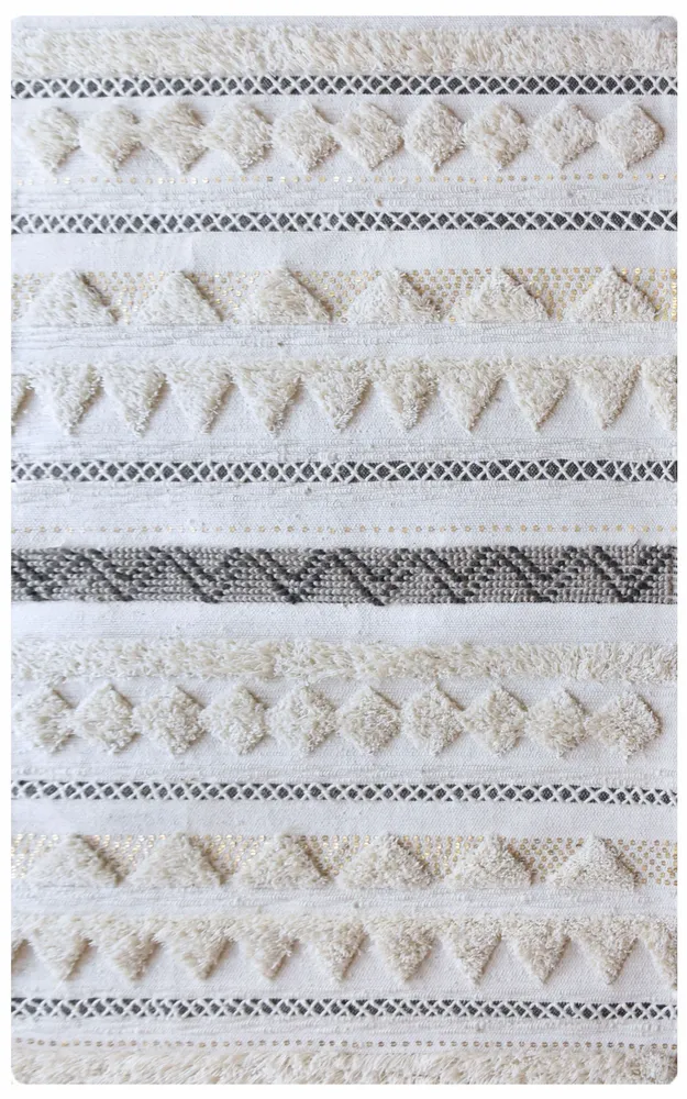 Tapis - Tapis Lenity Ivoire 120 x 180 - MAISON VIVARAISE - SDE VIVARAISE WINKLER