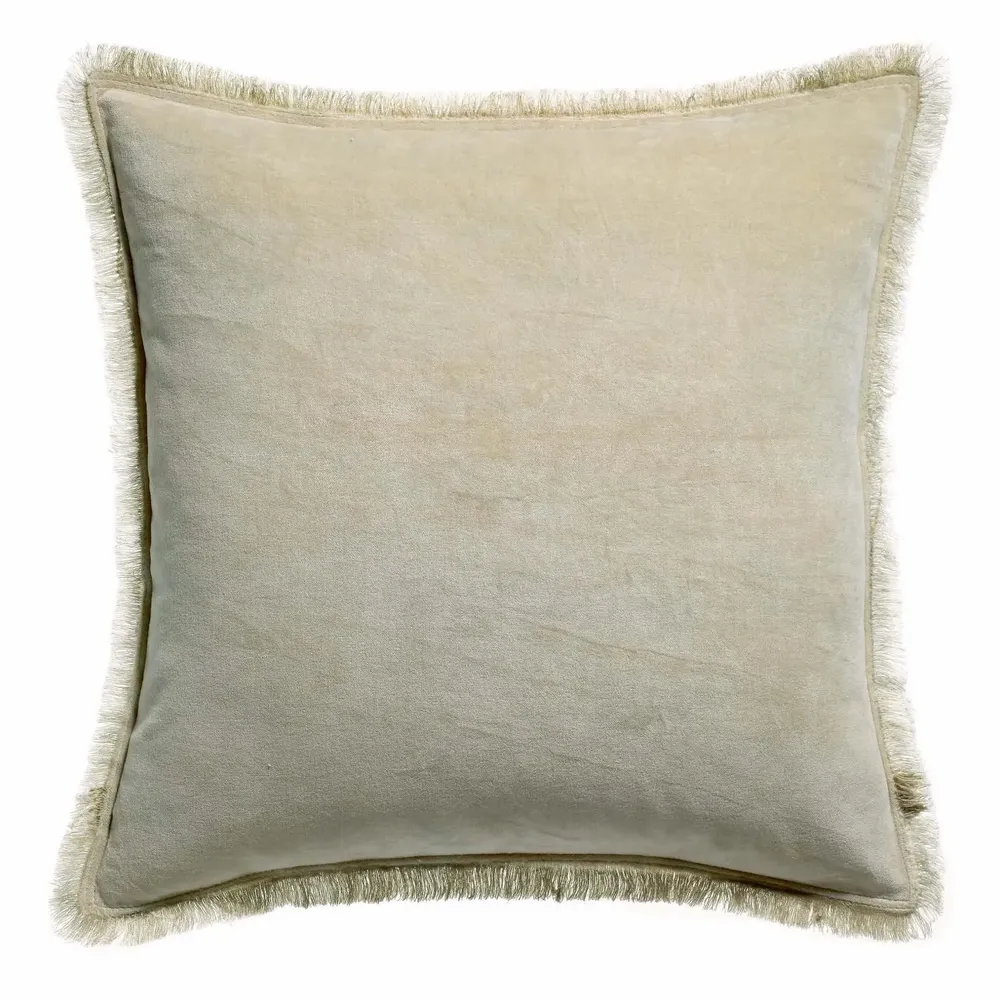 Coussins - Coussin uni Fara Lin 45 x 45 - MAISON VIVARAISE - SDE VIVARAISE WINKLER