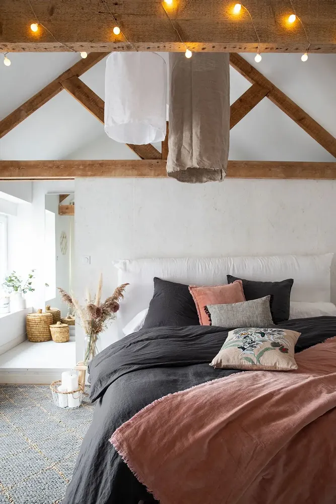 Cushions - Plain Fara Cushion Pink 45 X 45 - MAISON VIVARAISE - SDE VIVARAISE WINKLER