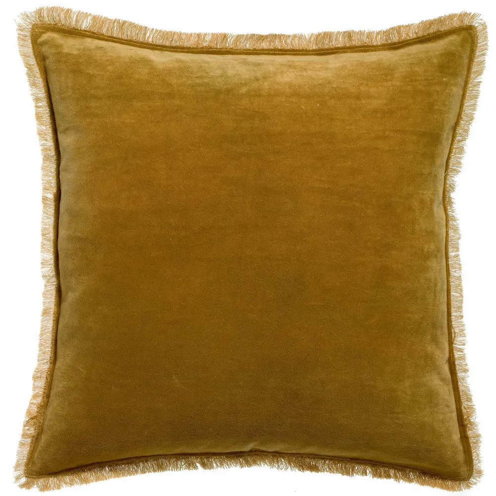 Coussins - Coussin uni Fara Bronze 45 x 45 - MAISON VIVARAISE - SDE VIVARAISE WINKLER