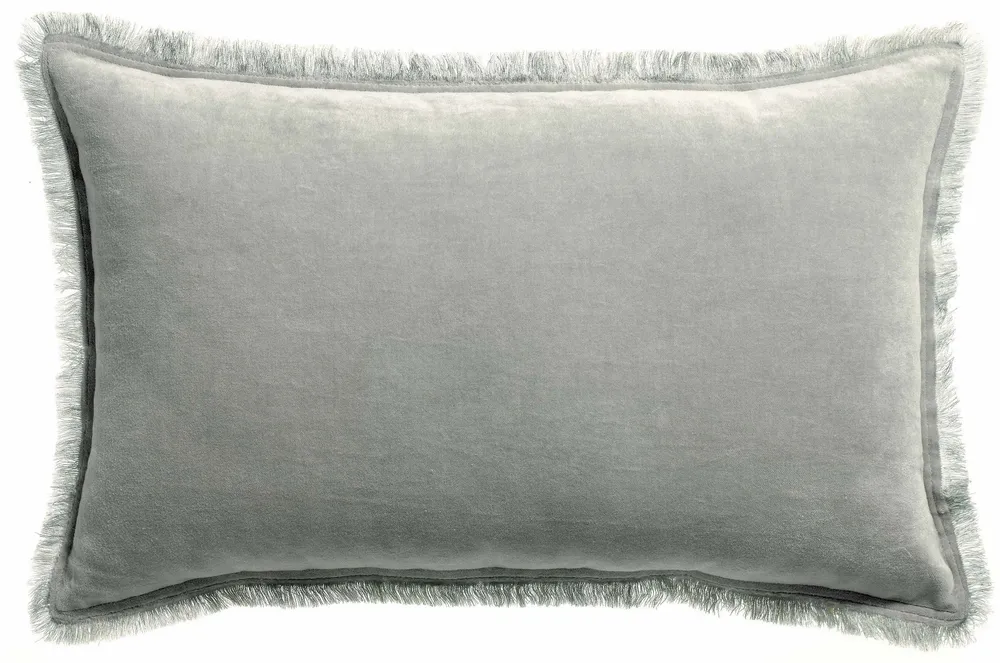 Cushions - Plain Fara Cushion Perle 30 X 50 - MAISON VIVARAISE - SDE VIVARAISE WINKLER