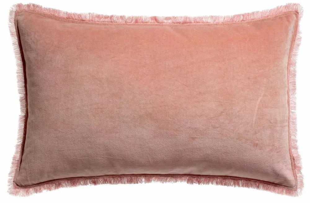 Coussins - Coussin uni Fara Pink 40 x 65 - MAISON VIVARAISE - SDE VIVARAISE WINKLER