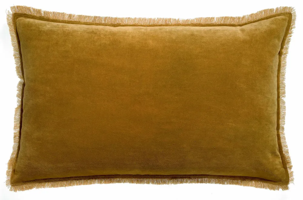 Coussins - Coussin uni Fara Bronze 40 x 65 - MAISON VIVARAISE - SDE VIVARAISE WINKLER