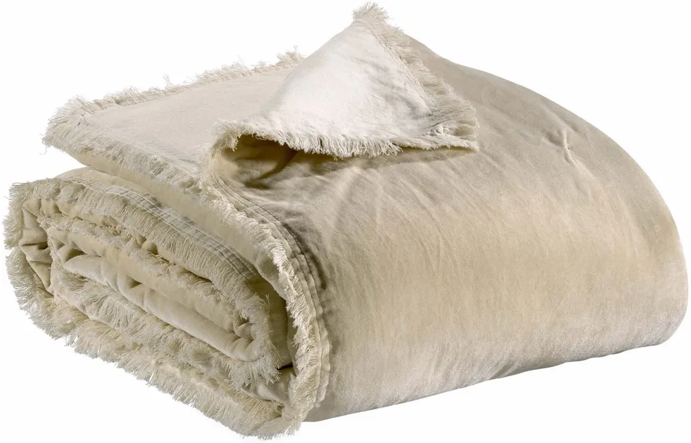 Bed linens - Fara Duvet Lin 85 X 200 - MAISON VIVARAISE - SDE VIVARAISE WINKLER