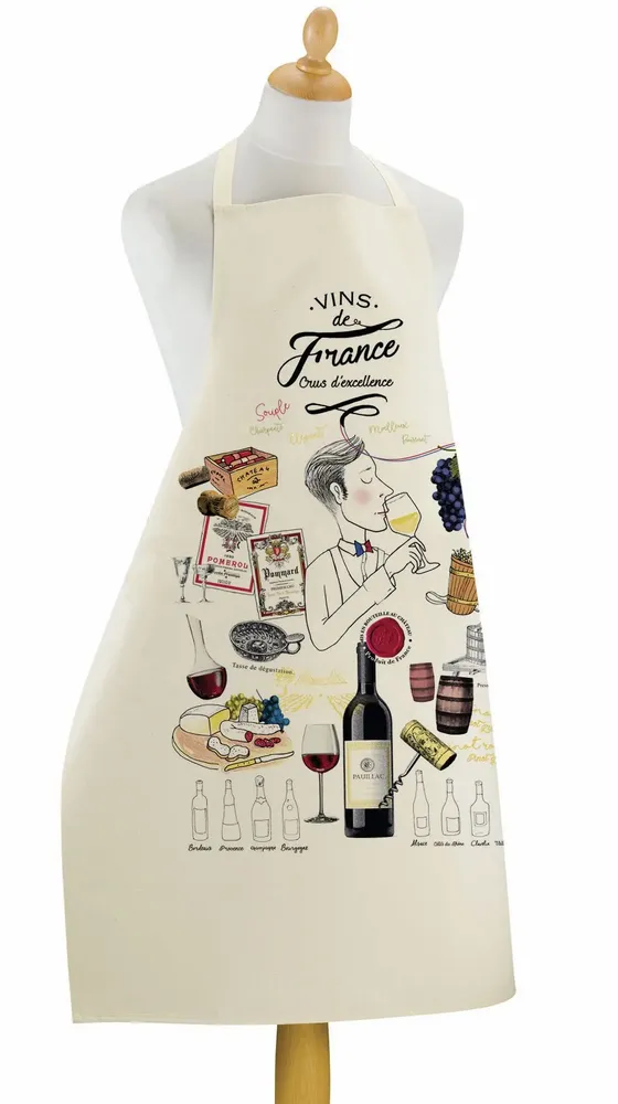 Aprons - XL Apron Crus D'Excellence Ecru 72 X 96 - MAISON VIVARAISE - SDE VIVARAISE WINKLER