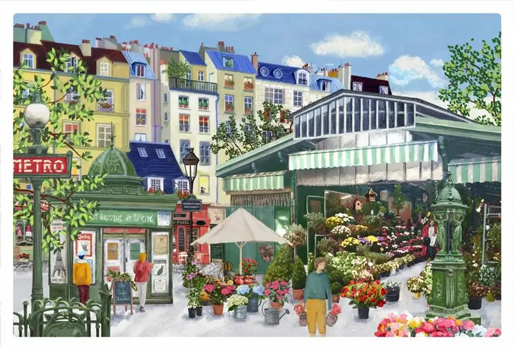 Placemats - Placemat Marche Aux Fleurs Assortis 30 X 45 - MAISON VIVARAISE - SDE VIVARAISE WINKLER